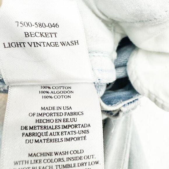 Rails Beckett Light Vintage Wash Denim Straight Leg Boyfriend Jeans Size 31 - Picture 10 of 11